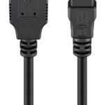 GOOBAY καλώδιο USB 2.0 σε USB Mini 93623, copper, 1.5m, μαύρο