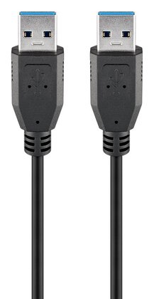 GOOBAY καλώδιο USB 3.0 95716, 5 Gbps, 0.5m, μαύρο