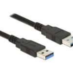 POWERTECH καλώδιο USB CAB-U106, 5 Gbps, 1.5m, μαύρο