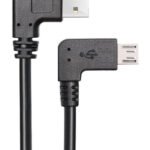 POWERTECH καλώδιο USB σε USB Micro CAB-U133, 90°, Easy USB, 1m, μαύρο