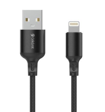 CELEBRAT καλώδιο Lightning σε USB CB-32, 2.4A, 1m, μαύρο