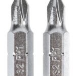 DELI σετ μύτες κατσαβιδιού DL251001, μαγνητικές, PH1x25mm, 2τμχ