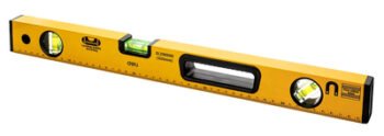 DELI αλφάδι DL290500 με 3 μάτια & χάρακα, μαγνητικό, 50cm