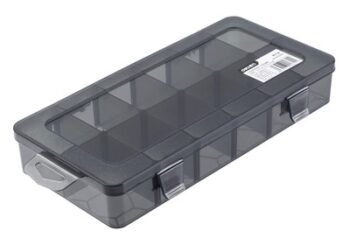 DELI ταμπακιέρα DL432304, 12 θέσεων, 26x13.5x4.4cm, πλαστική, μαύρη