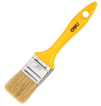 DELI πινέλο βαφής DL509134 με φυσικές τρίχες, πλαστική λαβή, 40mm