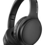 POWERTECH headphones PT-1463, ενσύρματα & ασύρματα, ANC, 40mm, 500mAh, μαύρα