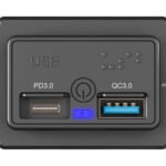 POWERTECH πρίζα USB για σκάφη & οχήματα PTL-009, USB & USB-C, 36W