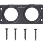 POWERTECH πάνελ πρίζας για σκάφη & οχήματα PTL-013, 2 θέσεις, 102x45mm