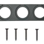 POWERTECH πάνελ πρίζας για σκάφη & οχήματα PTL-014, 3 θέσεις, 150x43mm