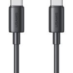 USAMS καλώδιο USB-C US-SJ711, 60W, 480Mbps, 1m, μαύρο