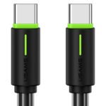 USAMS καλώδιο USB-C US-SJ734, 60W, 480Mbps, 1m, μαύρο