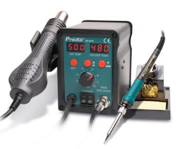 PROSKIT σταθμός συγκόλλησης SS-979B, κολλητήρι/air gun, 760W, 200-480 °C