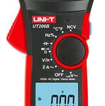 UNI-T πολύμετρο & αμπεροτσιμπίδα UT206B, 1000A AC, NCV, True RMS