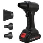 KINZIR ηλεκτρικό air duster AD47, 400W, 10000mAh, μαύρο