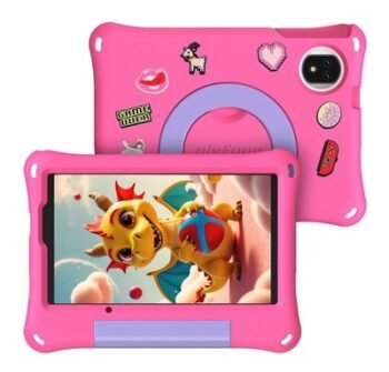 ULEFONE tablet Tab A9 Pro Kids, 8.68", 4/128GB, 4G, Android 15, 5040mAh, ροζ