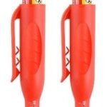 Ανεξίτηλος μαρκαδόρος σημαδέματος TOOL-0100 με μακριά μύτη, 45mm, κόκκινος, 2τμχ
