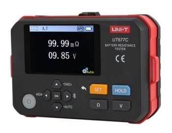 UNI-T μετρητής εσωτερικής αντίστασης μπαταριών UT677C, 0-3Ω, 0-120V