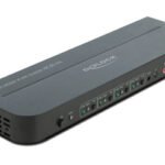DELOCK HDMI KVM Switch 11483, 4 ports, USB 3.0, 3.5mm, 4K/60Hz, μαύρο
