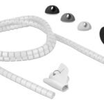 DELOCK σετ δεματικών καλωδίων 18392 με οργανωτές σιλικόνης/πλαστικό δεματικό/ταινία τύπου velcro, 5τμχ