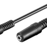 GOOBAY προέκταση καλωδίου ήχου 3.5mm 50431, 3-pin, 2m, μαύρο