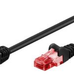 GOOBAY καλώδιο δικτύου 51516, CAT 6 U/UTP, γωνιακό, CCA, 2m, μαύρο