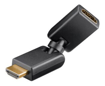 GOOBAY αντάπτορας HDMI 51721, 180° περιστρεφόμενος, 4K/60Hz, μαύρος