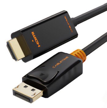 CABLETIME καλώδιο DisplayPort σε HDMI CT-AV585, 1080p/60Hz, 1.8m, μαύρο