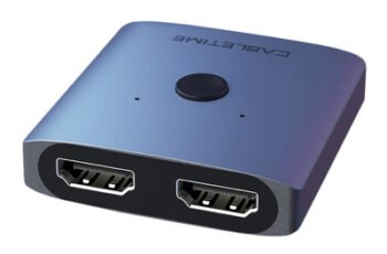 CABLETIME HDMI switch CT-HS4K, 2 σε 1, 4K, bidirectional, γκρι