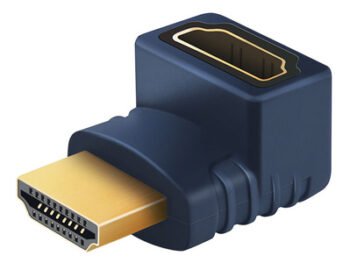 CABLETIME αντάπτορας HDMI HA10, γωνιακός, 4K, μπλε