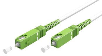 GOOBAY καλώδιο οπτικής ίνας SC-APC 59596, Singlemode OS2, 3m, λευκό