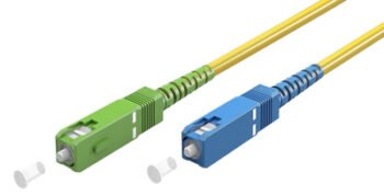 GOOBAY καλώδιο οπτικής ίνας SC-APC 59659, Singlemode OS2, 2m, κίτρινο