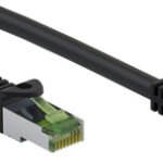 GOOBAY καλώδιο δικτύου 61097, CAT 8.1 S/FTP, copper, LSZH, 7.5m, μαύρο