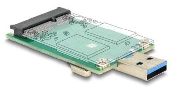 DELOCK αντάπτορας USB σε mSATA 62681, 5Gbps