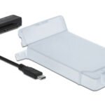 DELOCK αντάπτορας USB-C σε SATA 64084 με θήκη για 2.5" HDD/SSD, 6Gbps