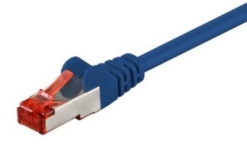 GOOBAY καλώδιο δικτύου 68268, CAT 6 S/FTP, copper, 250MHz, 2m, μπλε