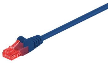 GΟOBAY καλώδιο δικτύου 68407, CAT 6 U/UTP, CCA, PVC, 3m, μπλε