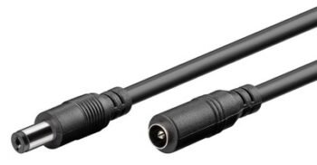 GOOBAY καλώδιο προέκτασης τροφοδοσίας 71400, 5.5x2.1mm, 10m, μαύρο