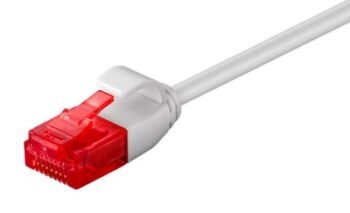 GOOBAY καλώδιο δικτύου 71546, CAT 6 U/UTP, slim, copper, 250MHz, 0.25m, γκρι