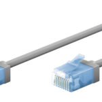 GOOBAY καλώδιο δικτύου 74223, CAT 6A U/UTP, ultra slim, copper, 500MHz, 2m, γκρι