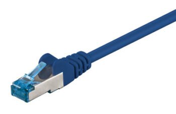 GOOBAY καλώδιο δικτύου 93812, CAT 6A S/FTP, 500 MHz, Copper, 5m, μπλε