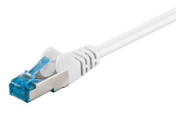 GOOBAY καλώδιο δικτύου 95609, CAT 6A S/FTP, 500 MHz, Copper, 1.5m, λευκό