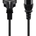 GOOBAY καλώδιο τροφοδοσίας 96036, 1mm², 3m, μαύρο