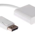 POWERTECH αντάπτορας DisplayPort σε HDMI CAB-DP004, 0.20m, λευκός