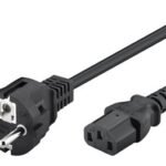 POWERTECH καλώδιο τροφοδοσίας CAB-P006, 3x 1mm², cooper, 1.5m, μαύρο