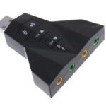 POWERTECH κάρτα ήχου USB CAB-U037, 7.1CH, έξοδος μικρόφωνου & ακουστικού