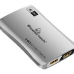 POWERTECH video capture CAB-UC081, HDMI/USB σύνδεση, 4K/30Hz, γκρι