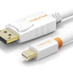 CABLETIME καλώδιο mini DisplayPort σε DisplayPort CT-AV588-02G, 4K/60Hz, 1m, λευκό