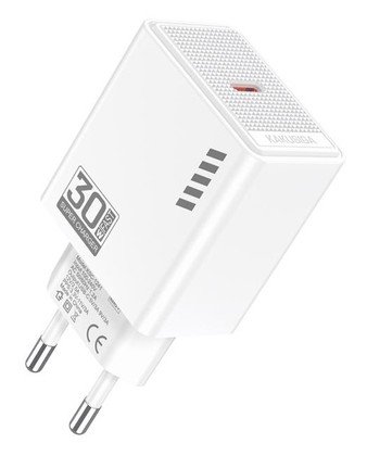 KAKUSIGA φορτιστής τοίχου KSC-1241, USB-C, 30W, λευκός