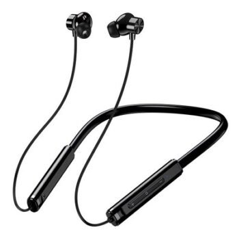 KAKUSIGA earphones KSC-1878 με μαγνήτη, Bluetooth, 10mm, 200mAh, μαύρα