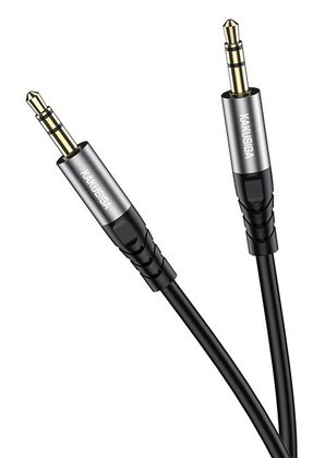 KAKUSIGA καλώδιο ήχου 3.5mm KSC-892, AUX, 1m, μαύρο